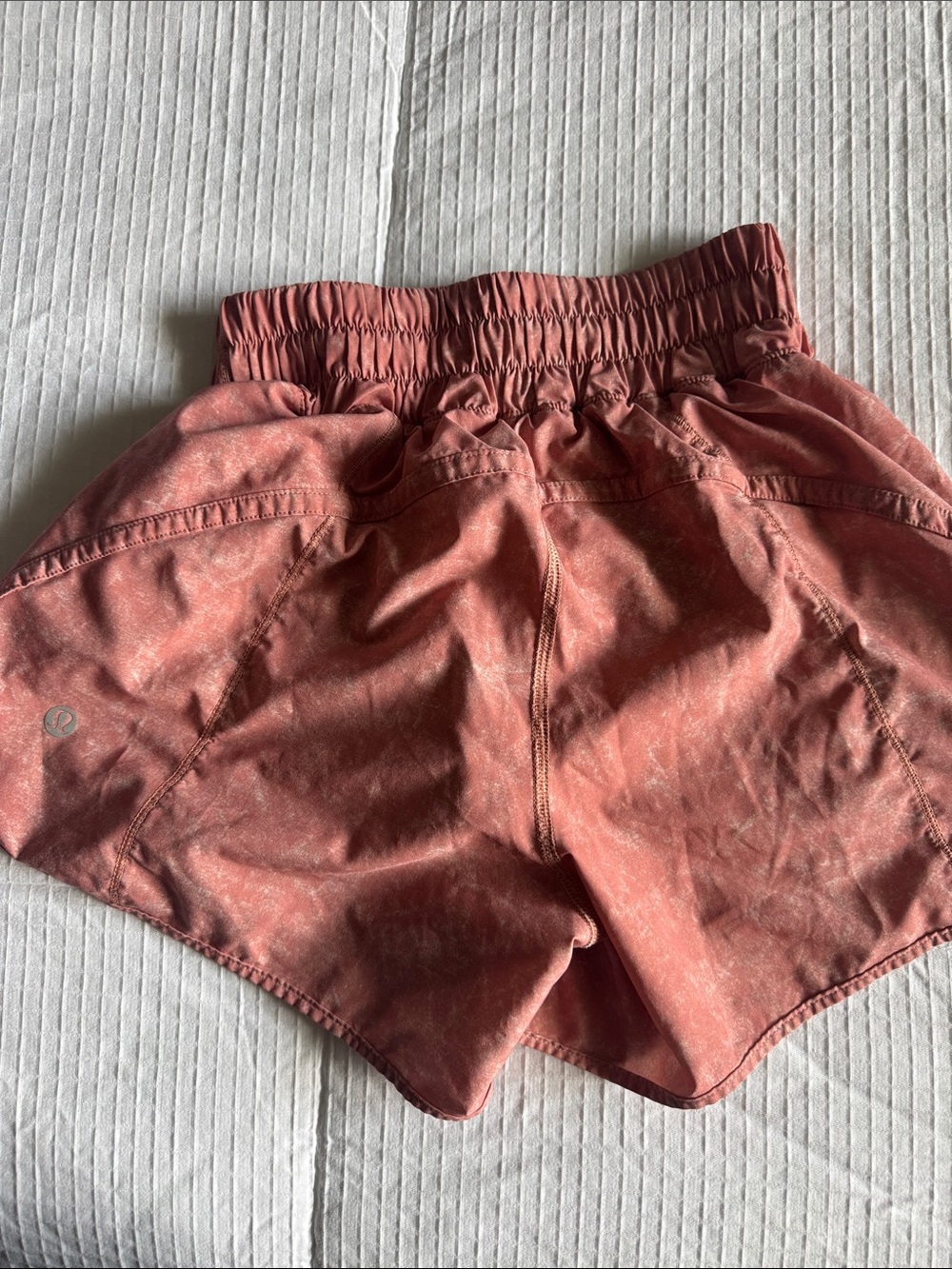 lululemon athletica Washed Rust Athletic Shorts